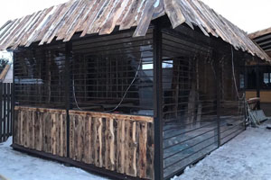 рольставни на лестнице