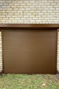 роллеты металл коричневые